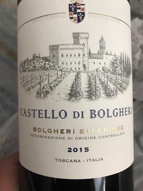 Castello Di Bolgheri 2015