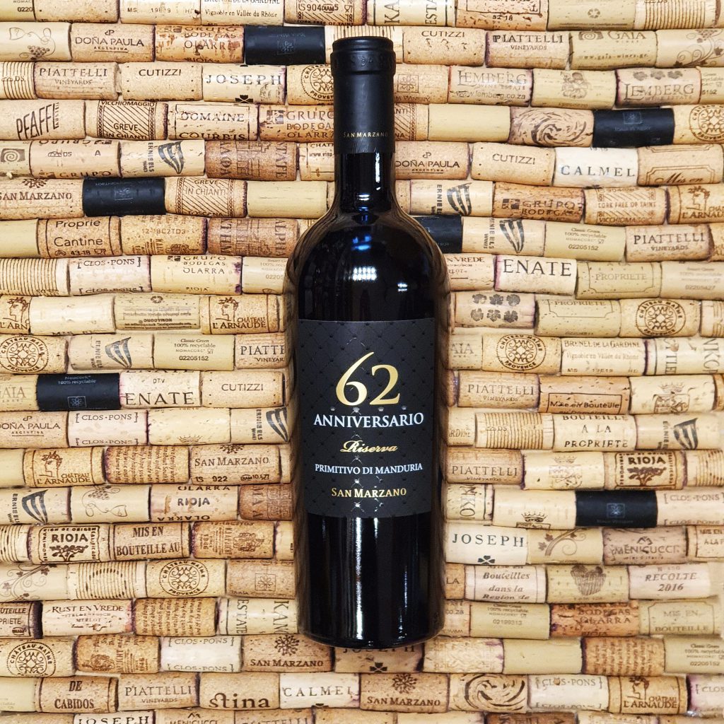 San Marzano 62 Anniversario Primitivo di Manduria Riserva 2018