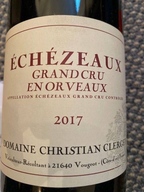 Domaine Christian Clerget Echezeaux En Orveaux
