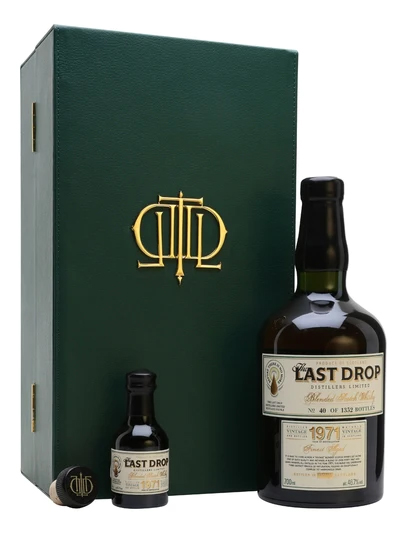 Last Drop Vintage Finest Aged 1971 Blended Scotch Whisky