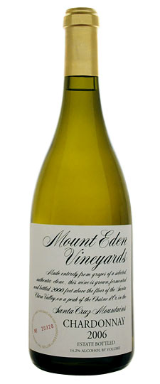 Mount Eden Vineyards Chardonnay Santa Cruz Mountains
